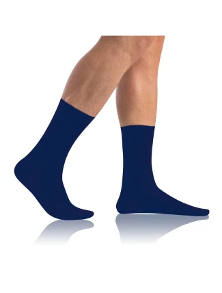 Klasické pánske ponožky BAMBUS COMFORT SOCKS - BELLINDA - tmavomodré