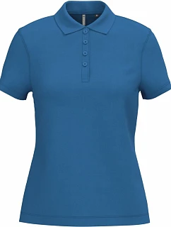Kariban K 255 Dámske piqué polo 20.K255 svetlo kráľovská modrá