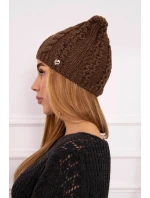 Fleecová čiapka Rabbid K237 cappuccino