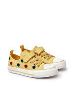 Dziecięce Trampki Na Rzep BIG STAR JJ374056 Żółte