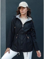 Dámska prechodná bunda parka s kapucňou BEGET black FashionStreet TY4406