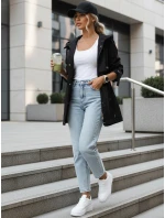 Dámska prechodná bunda s kapucňou čierna FashionStreet TY5626