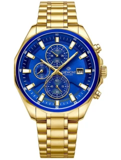 Pánske hodinky Giewont Chronograph Sapphire Gold Blue GW7290-B6