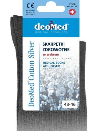 Ponožky DEOMED COTTON SILVER
