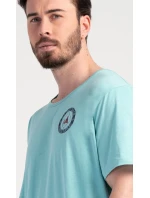 Pánska nočná košeľa s krátkym rukávom Sea