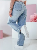 Dámske džínsové nohavice VINSELF modré FashionStreet UY2681 Dámske džínsové nohavice VINSELF modré FashionStreet UY2681