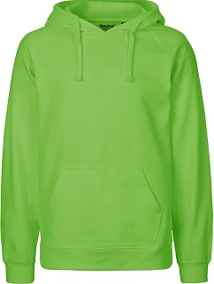 Neutral O 63101 Pánska mikina s kapucňou z bio bavlny 77.6311 limetková