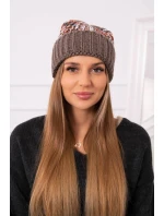 Dámska čiapka Iris K348 cappuccino