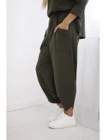 Punto Milano Zimná súprava teplákov a nohavíc khaki