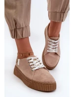 Dámske tenisky MEMORY FOAM SYSTEM BIG STAR Dark beige