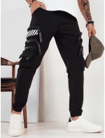 Pánske bojové nohavice čierne FashionStreet UX4158