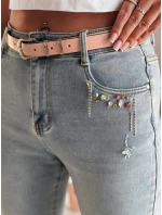 Dámske úzke džínsy BLINGBLING blue FashionStreet UY2451