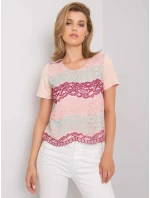 Blúzka LK BZ 506276.07P broskyňa