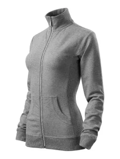 Viva dámska mikina tmavosivá melír