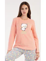 Dámske pyžamo dlhé Mačiatko Dámske pyžamo dlhé Mačiatko