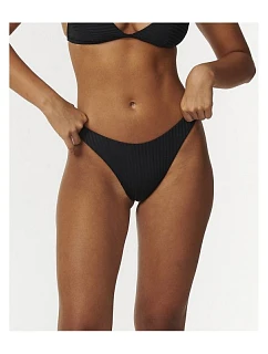 Plavky RIP CURL Premium Surf Hi Leg Skimpy, čierne