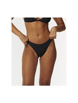 Plavky RIP CURL Premium Surf Hi Leg Skimpy, čierne Plavky RIP CURL Premium Surf Hi Leg Skimpy, čierne