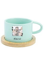 Personalizovaný keramický hrnček „MAKRONKA“ s fotografiou domáceho maznáčika a textom Personalizovaný keramický hrnček „MAKRONKA“ s fotografiou domáceho maznáčika a textom