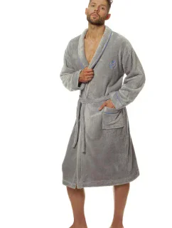 Pánsky župan 2111 LUCA svetlo šedý - L&L