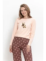 3627 DÁMSKE DLHÉ PYŽAMO LUMI S–XL