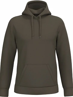 Kariban K 476 Pánska mikina s kapucňou 20.K476 tmavá khaki