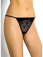 Sexy tangá Bell V-5138 čierno/strieborné - Axami Sexy tangá Bell V-5138 čierno/strieborné - Axami
