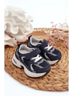 Detská športová obuv na suchý zips, Navy Blue Rulagia