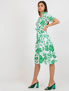 Dámske šaty LK SK 508944.45P bielo-zelené - Fprice