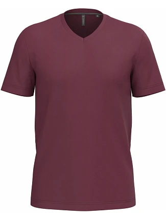 Kariban K 357 Pánske tričko s výstrihom do V 20.K357 wine Kariban K 357 Pánske tričko s výstrihom do V 20.K357 wine