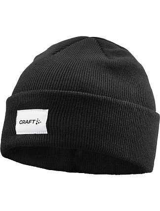 Craft Corporate Urban Beanie Pletená čiapka 81.6368 čierna/biela Craft Corporate Urban Beanie Pletená čiapka 81.6368 čierna/biela