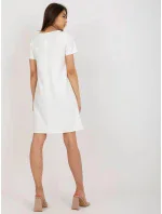 Dámske šaty LK SK 506790 šaty.45 ecru - Lakerta Dámske šaty LK SK 506790 šaty.45 ecru - Lakerta