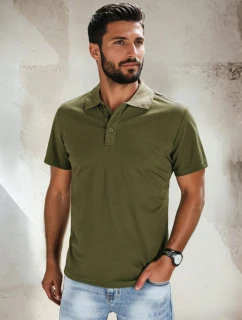 Pánske zelené polo tričko FashionStreet PX0511