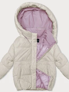 Dámska športová bunda svetlá béžová (3096)