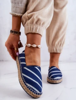 Dámske klasické espadrilky Big Star JJ274960 Navy blue