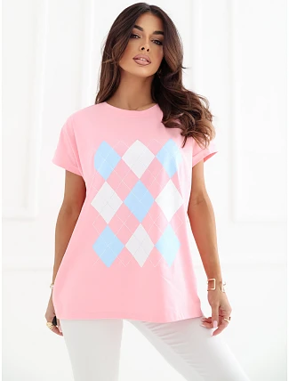 Blúzka RV BZ A1247.99 svetlo ružová