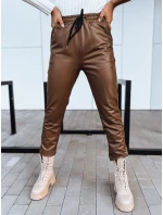 Dámske voskované nohavice LAPIS tmavohnedé FashionStreet UY1720 Dámske voskované nohavice LAPIS tmavohnedé FashionStreet UY1720