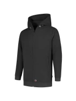 Mikina s kapucňou Prateľná na 60 °C unisex mikina tmavosivá