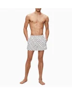 Pánske plavky KM0KM00428-0K4 čiernobiela - Calvin Klein Pánske plavky KM0KM00428-0K4 čiernobiela - Calvin Klein
