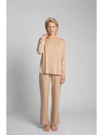 Viskózový vrchný diel setu LA029 cappuccino - Lalupa
