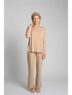 Viskózový vrchný diel setu LA029 cappuccino - Lalupa
