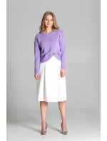 Dámska sukňa SP118 Ecru - Lanti