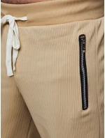 Pánske cargo nohavice béžové FashionStreet UX4461