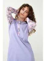 Vamp - Nočná košeľa Lavender Sweet s gombíkovou légou 21301 - Vamp