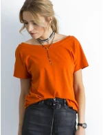 Tričko RV TS 4662.39P tmavo oranžové