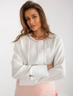 Dámska košeľa LK KS 509175.91P ecru - FPrice