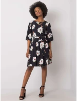 Šaty LK SK 507547.16P čiernobielo