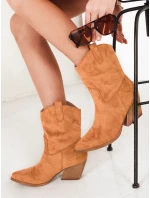 Dámske ťavie kovbojské čižmy FashionStreet ZY1223 Dámske ťavie kovbojské čižmy FashionStreet ZY1223
