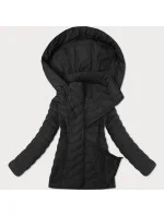 Dámska prešívaná bunda s kapucňou J Style čierna (16M9238-392) Dámska prešívaná bunda s kapucňou J Style čierna (16M9238-392)