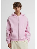 Build your Brand BY 285 Pánska mikina s kapucňou z hrubej bavlny „Fluffy“ 56.0285 soft pink