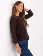Blúzka RV BZ 4691.40P tmavohnedá